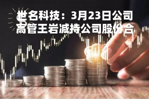 世名科技：3月23日公司高管王岩减持公司股份合计9.48万股