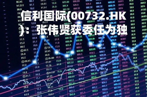 信利国际(00732.HK)：张伟贤获委任为独立非执行董事