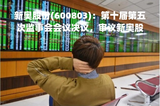 新奥股份(600803)：第十届第五次监事会会议决议，审议新奥股份2022年年度报告等议案