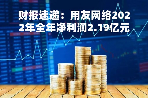 财报速递：用友网络2022年全年净利润2.19亿元，总体财务状况一般