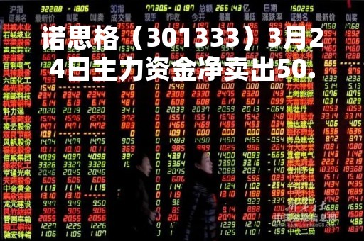 诺思格（301333）3月24日主力资金净卖出50.00万元