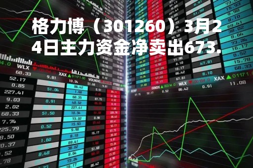 格力博（301260）3月24日主力资金净卖出673.19万元