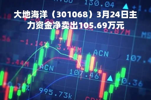 大地海洋（301068）3月24日主力资金净卖出105.69万元