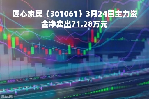 匠心家居（301061）3月24日主力资金净卖出71.28万元