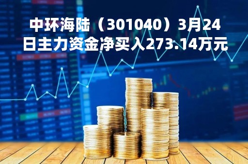 中环海陆（301040）3月24日主力资金净买入273.14万元