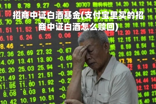 招商中证白酒基金(支付宝里买的招商中证白酒怎么赎回)
