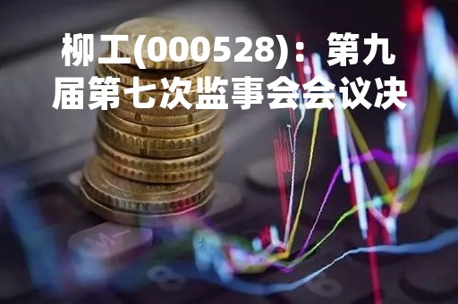柳工(000528)：第九届第七次监事会会议决议，审议关于公司2023年度营销业务担保授信的议案
