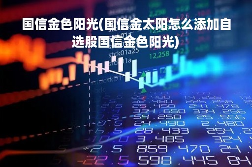 国信金色阳光(国信金太阳怎么添加自选股国信金色阳光)