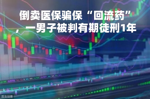 倒卖医保骗保“回流药”，一男子被判有期徒刑1年6个月