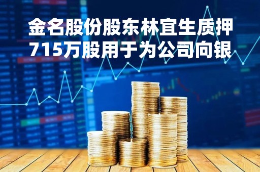 金名股份股东林宜生质押715万股用于为公司向银行申请流动资金贷款提供反担保