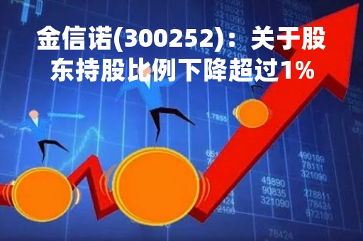 金信诺(300252)：关于股东持股比例下降超过1%