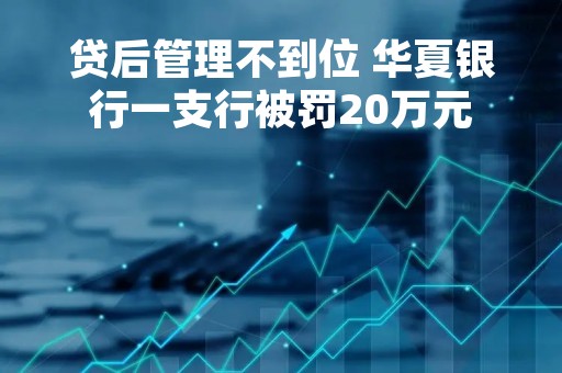 贷后管理不到位 华夏银行一支行被罚20万元