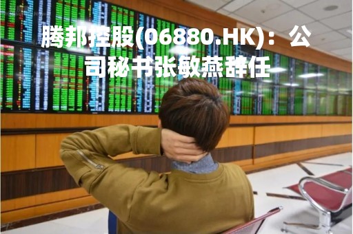 腾邦控股(06880.HK)：公司秘书张敏燕辞任