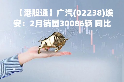 【港股通】广汽(02238)埃安：2月销量30086辆 同比增长253%
