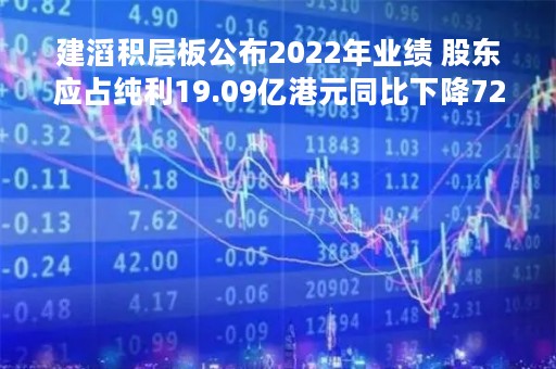 建滔积层板公布2022年业绩 股东应占纯利19.09亿港元同比下降72%