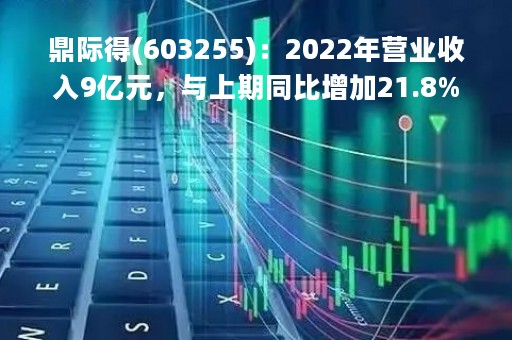 鼎际得(603255)：2022年营业收入9亿元，与上期同比增加21.8%