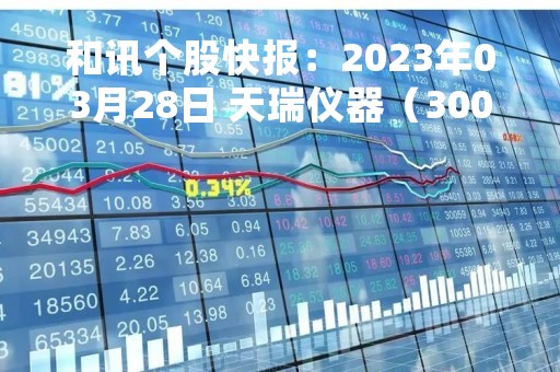 和讯个股快报：2023年03月28日 天瑞仪器（300165），该股K线呈现“红三兵”形态