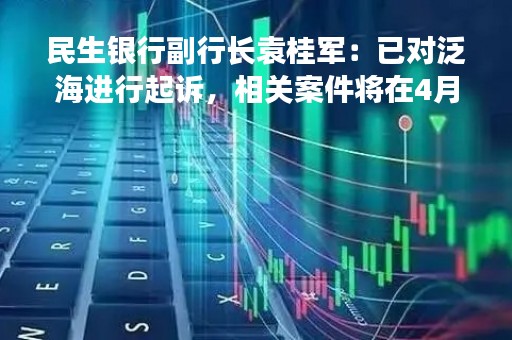 民生银行副行长袁桂军：已对泛海进行起诉，相关案件将在4月底开庭审理