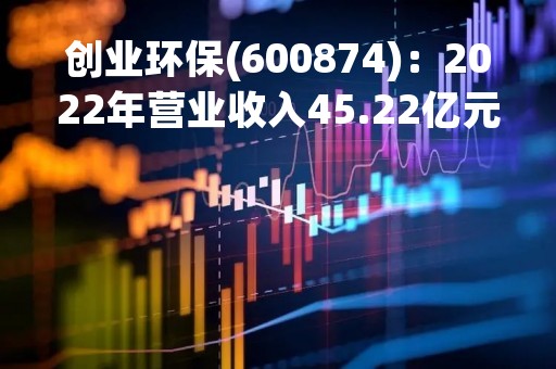 创业环保(600874)：2022年营业收入45.22亿元，与上期同比减少0.3%