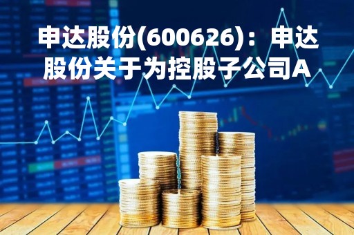 申达股份(600626)：申达股份关于为控股子公司AuriaSolutionsLtd.提供担保的公告