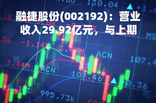 融捷股份(002192)：营业收入29.92亿元，与上期同比增加225.05%