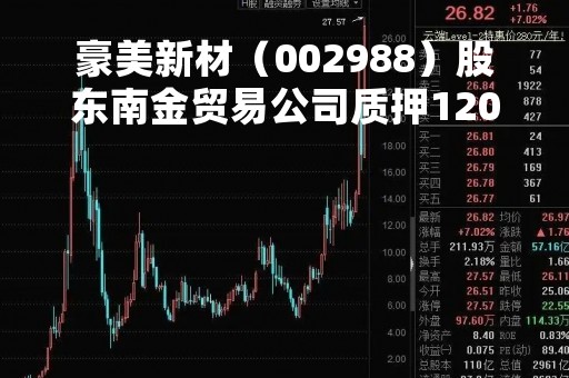 豪美新材（002988）股东南金贸易公司质押1200万股，占总股本5.16%