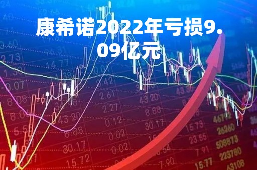 康希诺2022年亏损9.09亿元