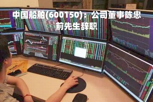中国船舶(600150)：公司董事陈忠前先生辞职