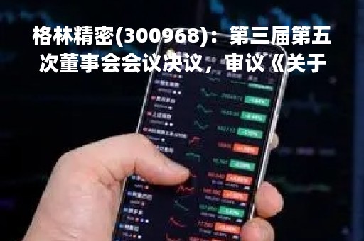 格林精密(300968)：第三届第五次董事会会议决议，审议《关于部分募投项目延期的议案》