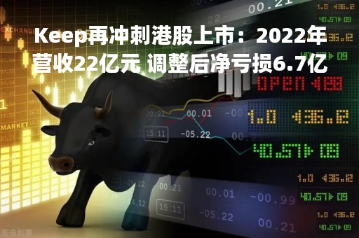 Keep再冲刺港股上市：2022年营收22亿元 调整后净亏损6.7亿元