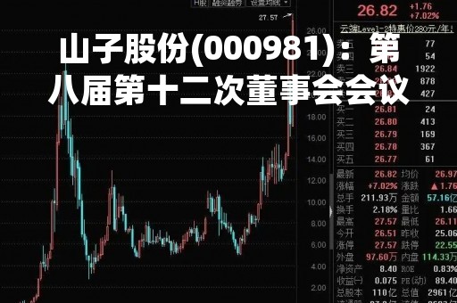 山子股份(000981)：第八届第十二次董事会会议决议，审议《关于聘任高级管理人员及部分高级管理人员离任的议案》等议案