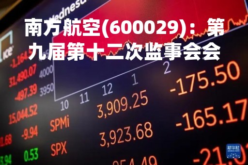 南方航空(600029)：第九届第十二次监事会会议决议，审议关于公司2022年度报告全文、摘要及业绩公告的议案等议案