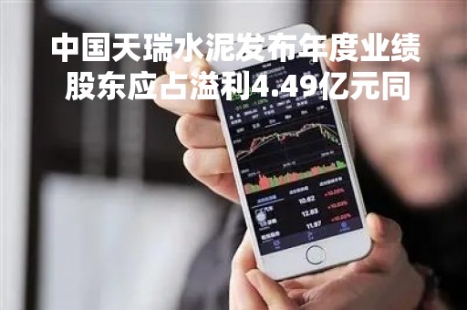 中国天瑞水泥发布年度业绩 股东应占溢利4.49亿元同比减少62.6%