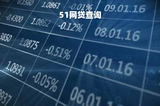 51网贷查询「51贷款查征信吗」