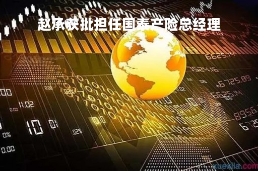 赵承获批担任国泰产险总经理