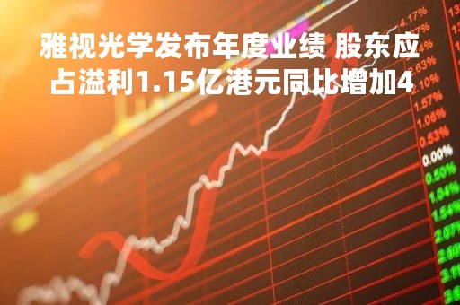 雅视光学发布年度业绩 股东应占溢利1.15亿港元同比增加454.46%