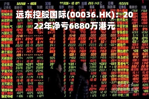 远东控股国际(00036.HK)：2022年净亏6880万港元