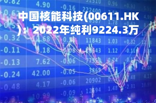 中国核能科技(00611.HK)：2022年纯利9224.3万港元 同比上升2.7%