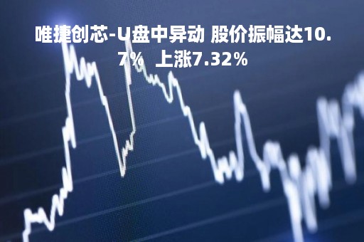 唯捷创芯-U盘中异动 股价振幅达10.7%  上涨7.32%