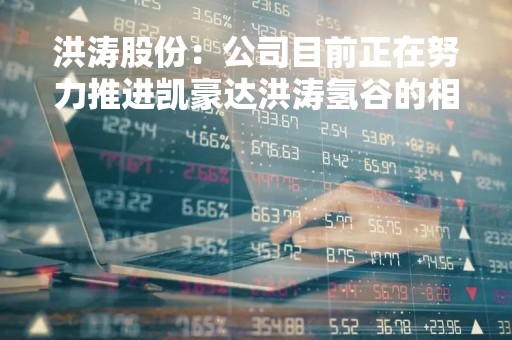 洪涛股份：公司目前正在努力推进凯豪达洪涛氢谷的相关工作祝您生活愉快！