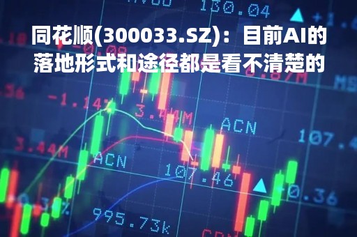 同花顺(300033.SZ)：目前AI的落地形式和途径都是看不清楚的，变现方面公司选择走一步看一步