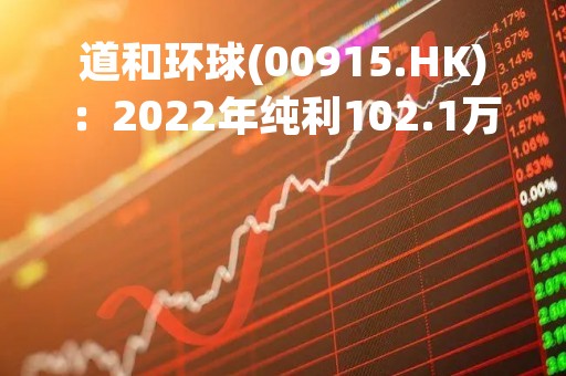 道和环球(00915.HK)：2022年纯利102.1万美元 同比下降75%