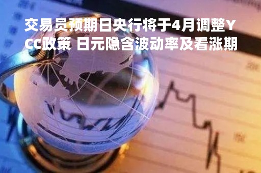 交易员预期日央行将于4月调整YCC政策 日元隐含波动率及看涨期权溢价均跳升