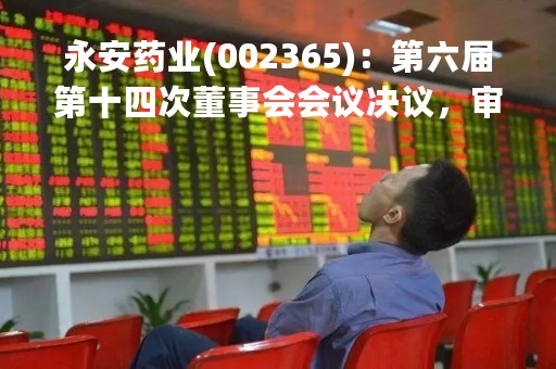 永安药业(002365)：第六届第十四次董事会会议决议，审议《2022年度董事会工作报告》等多项议案