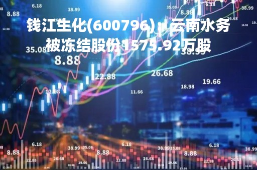 钱江生化(600796)：云南水务被冻结股份1575.92万股