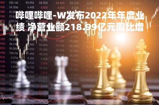 哔哩哔哩-W发布2022年年度业绩 净营业额218.99亿元同比增加13%