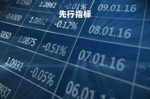 先行指标「先行指标和滞后指标」