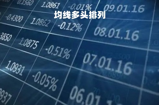 均线多头排列「均线多头排列是什么意思」