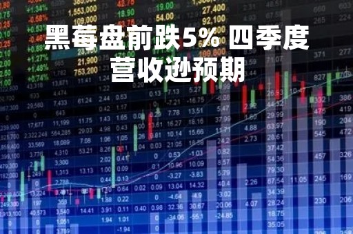 黑莓盘前跌5% 四季度营收逊预期
