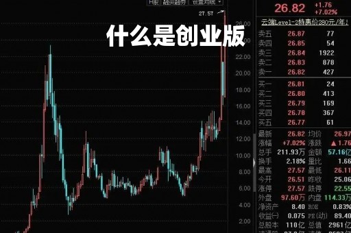 什么是创业版「什么是创业版块股票」